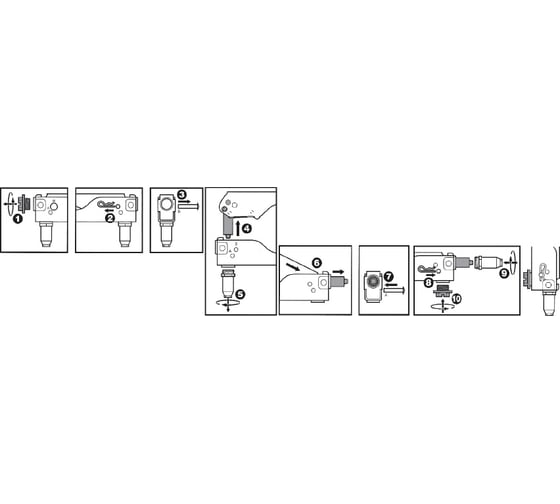 Двусторонний заклепочник Jonnesway V1005