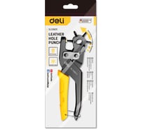 Револьверный дырокол для кожи 6-в-1 DELI DL108011 сталь Cr-V 212914