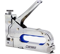 Степлер мебельный СИЛАЧ ЭКСПЕРТ металл скобы 4-14мм, ТИП 53A (11,3x0,7мм), регулируемый (6/36) 023429