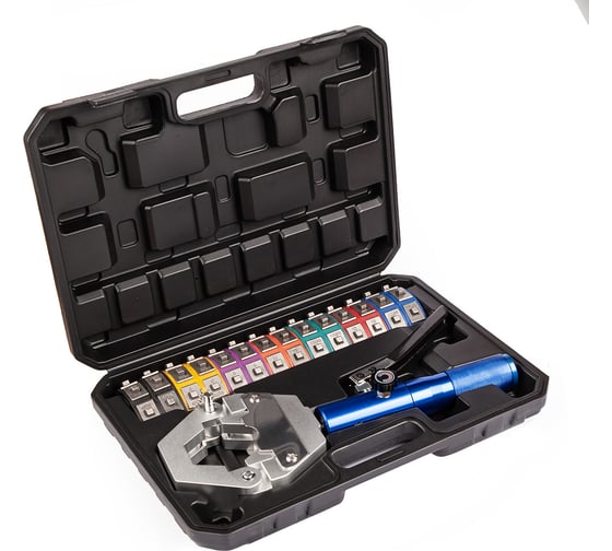 Пресс (кримпер) гидравлический ручной для обжима шлангов высокого давления Car-tool CT-0630K 1