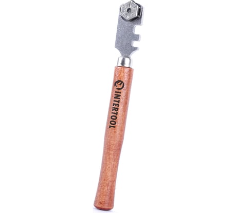 Стеклорез INTERTOOL с одним роликом HT-0521