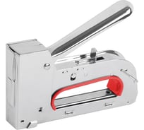 Степлер FIT для узких скоб тип 53F 4-14 мм, рессорный механизм, 2-х позиционная регулировка силы удара, металлический корпус 32162