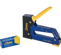 Степлер ручной металлический пружинный KUBIS скобы 3-В-1, скобы T53/T140/T36 6-12 мм 01-01-4612