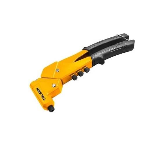 Заклёпочник TOLSEN Industrial 280 мм, поворотный, 360, для заклёпок Al 2.4-4.8, сталь/нерж 2.4-4 мм 43094