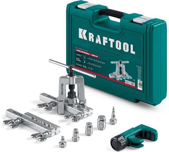 Набор для развальцовки и резки KRAFTOOL Universal-INCH 1/8 - 3/4 23607