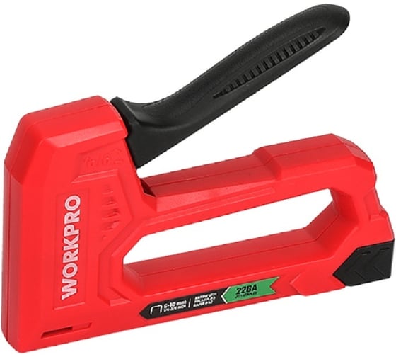 Степлер строительный WORKPRO ABS-пластик (скоба тип 53, 6-10мм), WP223015 1