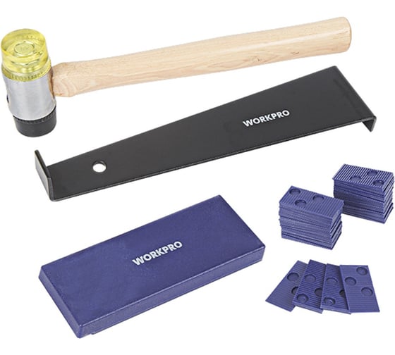 Набор для установки ламината и деревянных полов WORKPRO (33 предмета), WP204302