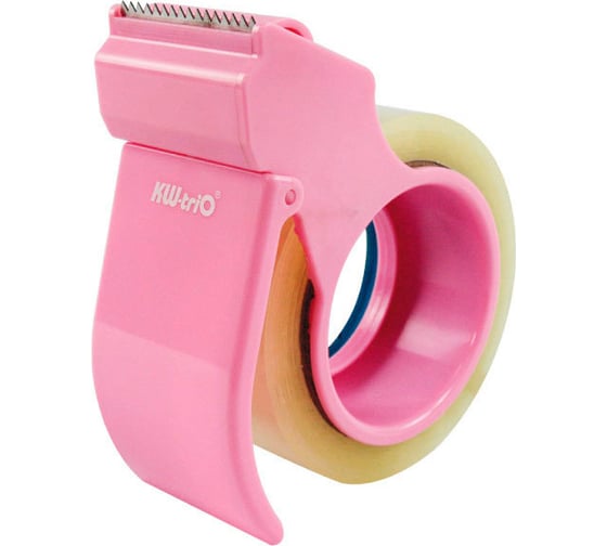 Диспенсер для клейкой ленты KW-TRIO 3328-PINK шир.50мм дл.54м 1175689 72 шт. в упак.