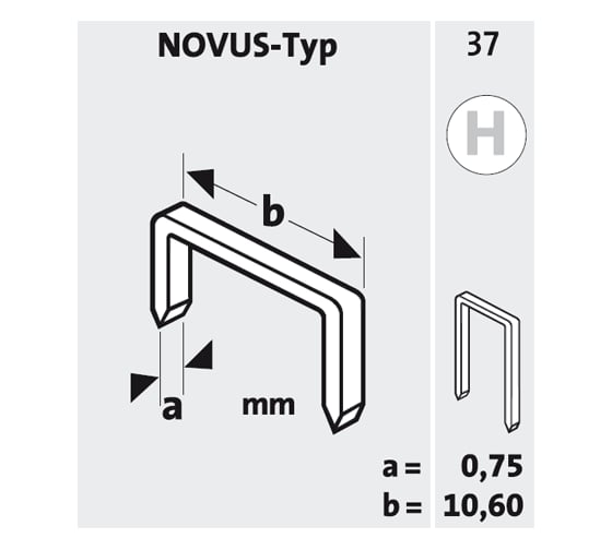 Механический степлер Novus J 021 H 030-0371