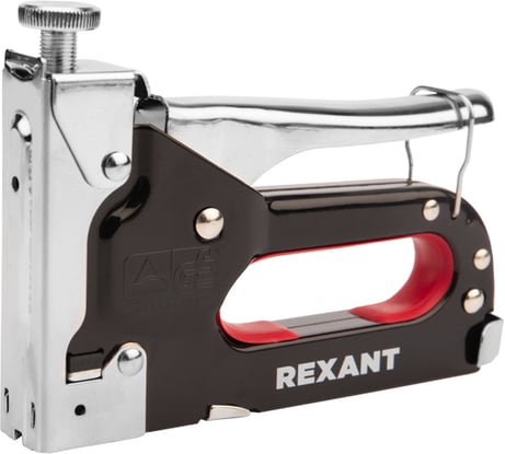 Мебельный степлер REXANT металлический, со вставками, 3 в 1 12-5403