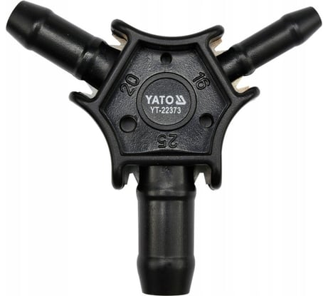 Пластиковый калибратор YATO 16,20,25 мм, с фаскоснимателем YT-22373