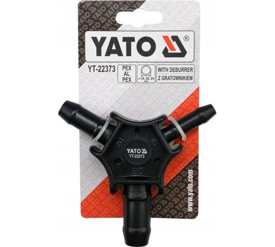 Пластиковый калибратор YATO 16,20,25 мм, с фаскоснимателем YT-22373