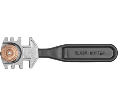Роликовый стеклорез ЗУБР 3 режущих элемента пластмассовая рукоятка 3360_z01