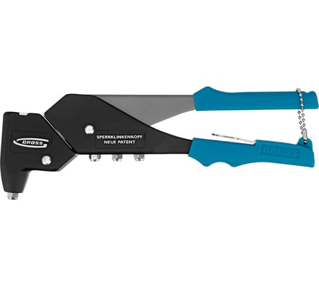 Литой усиленный поворотный заклёпочник 2,4-4,8 мм GROSS 40405