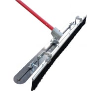 Гладилка для бетона со щеткой SPEKTROS 1,2м, рукоятка 6м 56406