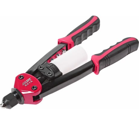 Заклепочник ручной вытяжной JTC с контейнером для сбора стержней, 3.2 мм (1/8"), 4.0 мм (5/32"), 4.8 мм (3/16"), 6.4 мм (1/4"), общая длина 325 мм, 5218 733914