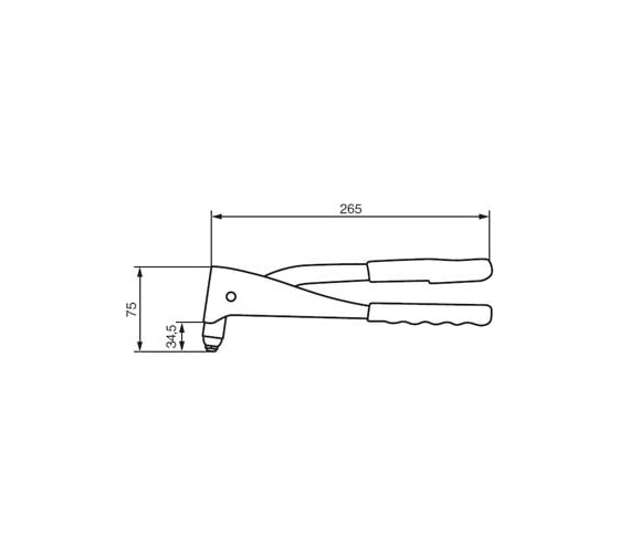 Ручной заклепочник Bralo BM-75 02BM07500