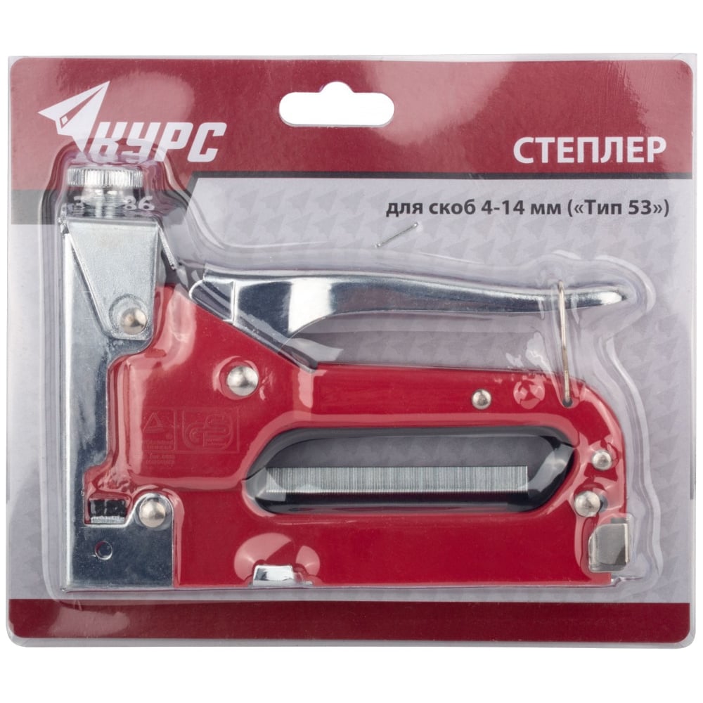 Степлер для скоб тип 53 с регулировкой силы удара КУРС 32086 - выгодная ...