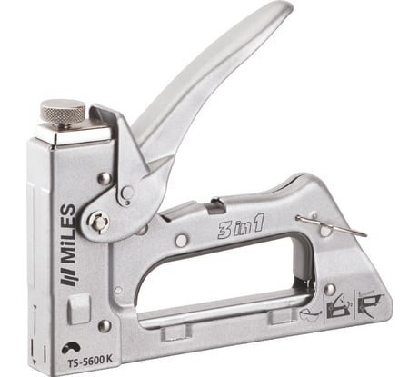 Скобозабивной степлер 3в1 Miles TS-5600K