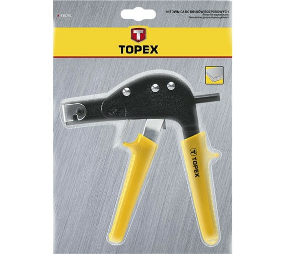 Заклепочник для дюбелей для гипсокартона TOPEX 43E791