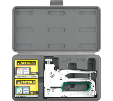 Регулируемый пистолет STAYER MASTER для скоб и гвоздей в комплекте 31511-H4_z01