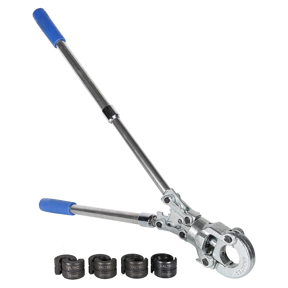 Ручной пресс-инструмент для обжима металлопластиковых труб с комплектом ...