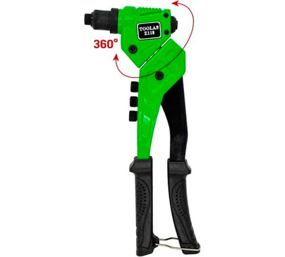 Поворотный заклепочник TOOLAS Z-118 00007646 1