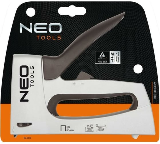 Степлер 6-14 мм, скобы J NEO Tools 16-017