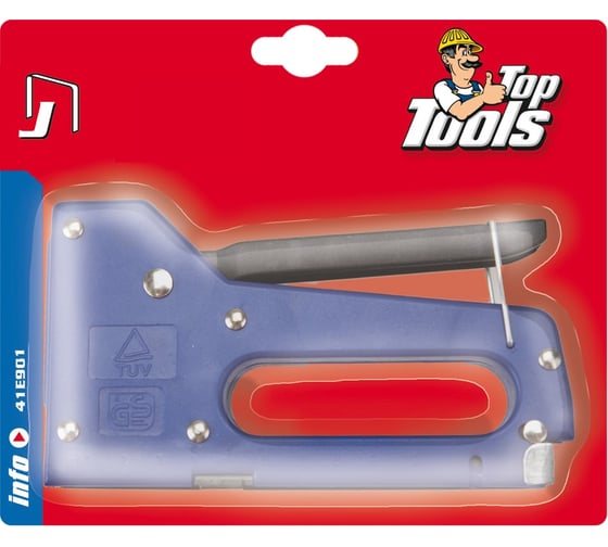 Степлер (6-8 мм, скобы J) Top Tools 41E901