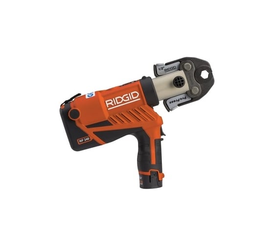 Пресс-пистолет RIDGID RP 240 12V Li-Ion в кейсе с пресс-клещами TH16, TH20, TH26 59213