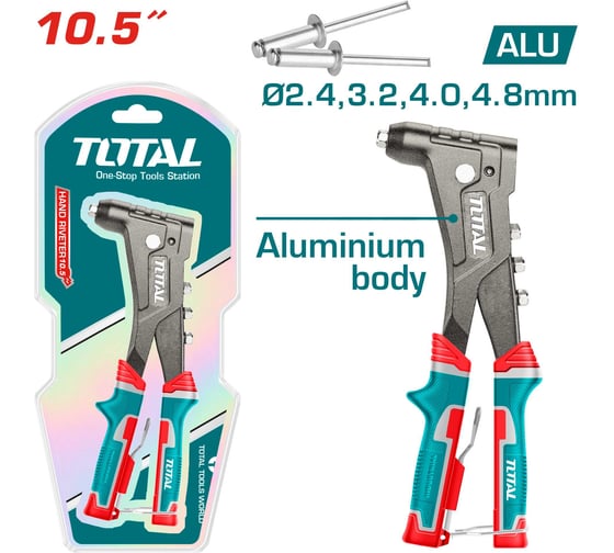 Заклепочник литой корпус 260 мм TOTAL THT32105