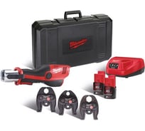Аккумуляторный пресс-инструмент Milwaukee M12HPT-202C V-SET2 PRESSTOOL IN2 4933459382