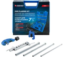 Набор инструментов для развальцовки, гибки и резки трубок Forsage 6 пр 3/16", 1/4", 5/16", 3/8", 1/2", 5/8", в кейсе F-656C(18077)