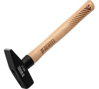 Слесарный молоток Denzel 600 г, кованый квадратный боек, буковая рукоятка 10431