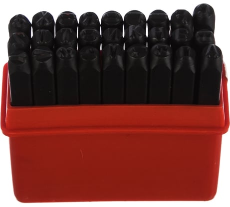 Буквенные клейма № 4 /латинский шрифт/ сталь GRIFF g111044