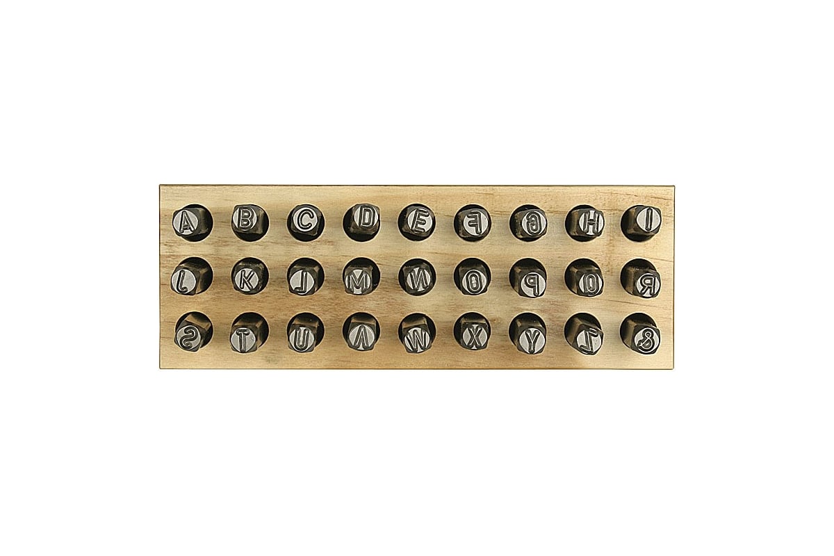 Клейма буквенные латинские, шрифт 5мм STAYER 21505-05 - выгодная цена ...