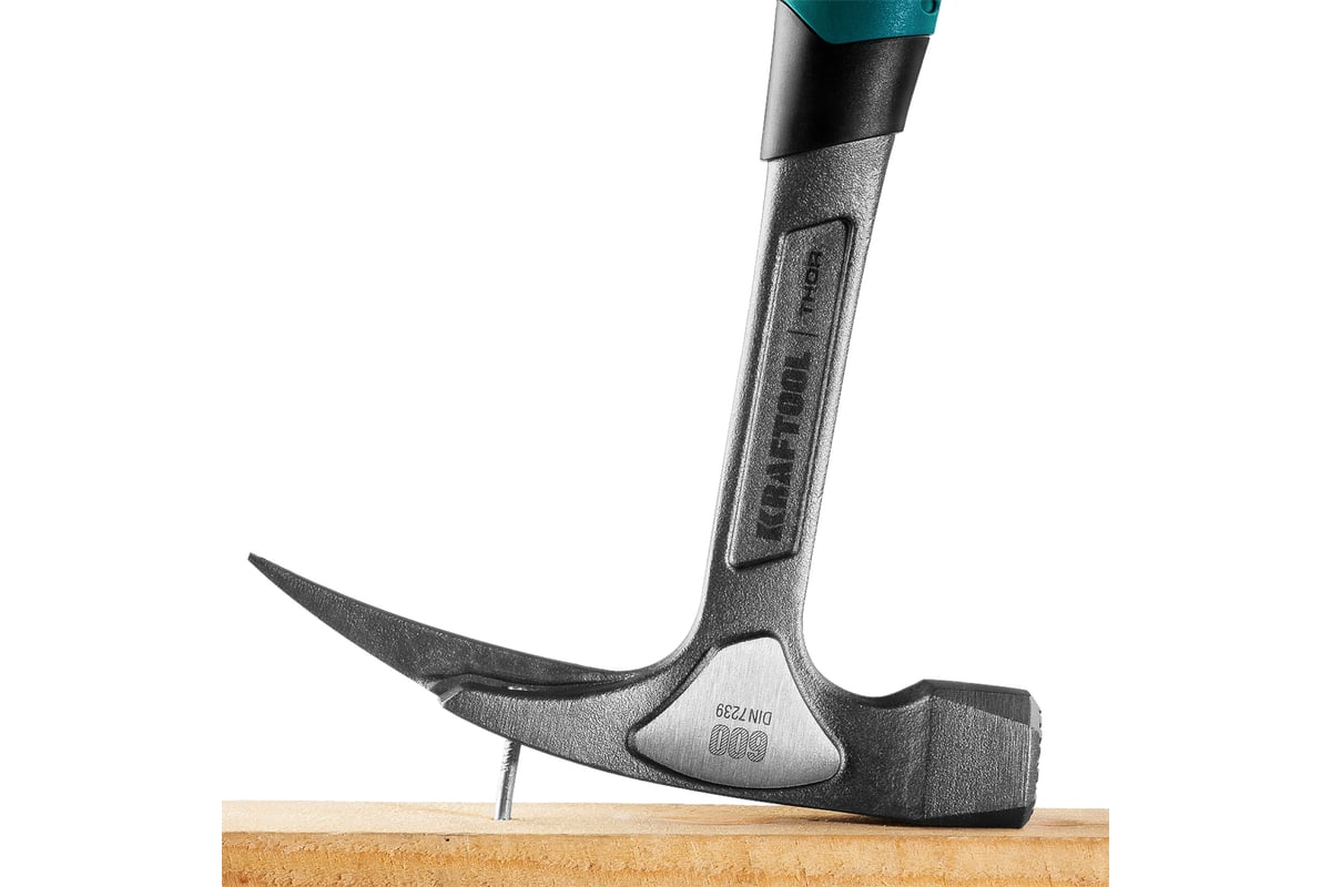 Молоток кровельщика KRAFTOOL THOR, 600 г цельнокованый, с магнитом ...