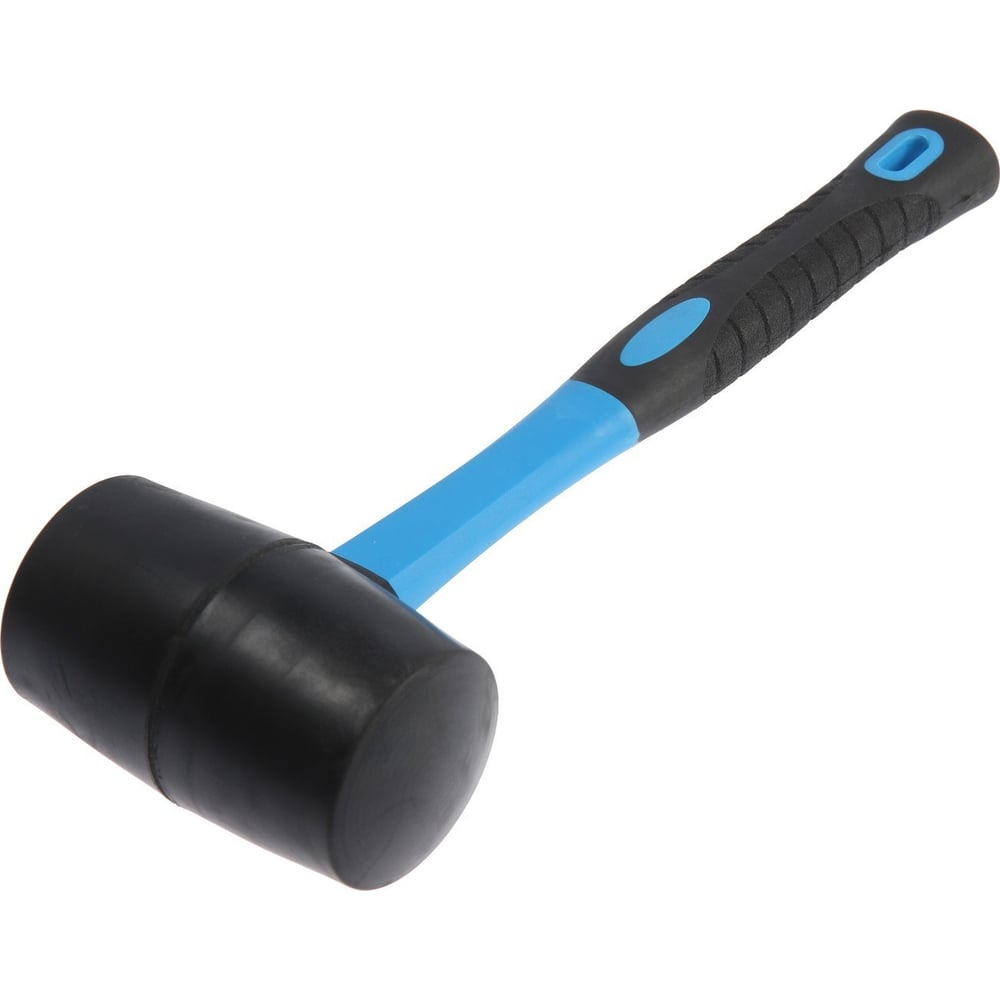 Киянка ТУНДРА фибергласовая рукоятка, черная резина, 650 г 881756 ...