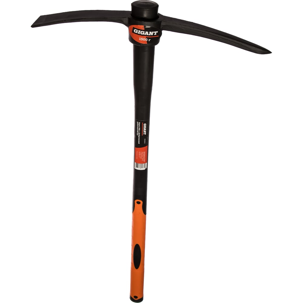 Кирка 1500 грамм с фибергласовой рукояткой 900 мм Gigant PFH1500-1 ...