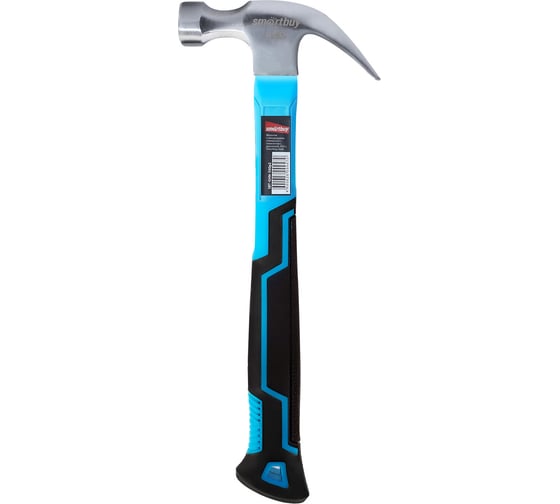 Столярный молоток с гвоздодером с плексигласовой рукояткой Smartbuy 450 г, tools SBT-GHN-500p2