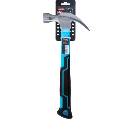 Столярный молоток с гвоздодером с плексигласовой рукояткой Smartbuy 680 г, tools SBT-GHN-680p2