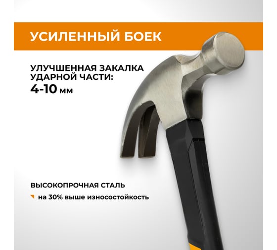 Молоток-гвоздодер RAGE by VIRA 450г 900224