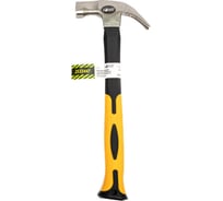 Молоток-гвоздодер Pobedit полностью обрезиненная рукоятка, 70% фиберглас, 450 гр., с магнитом 2533447