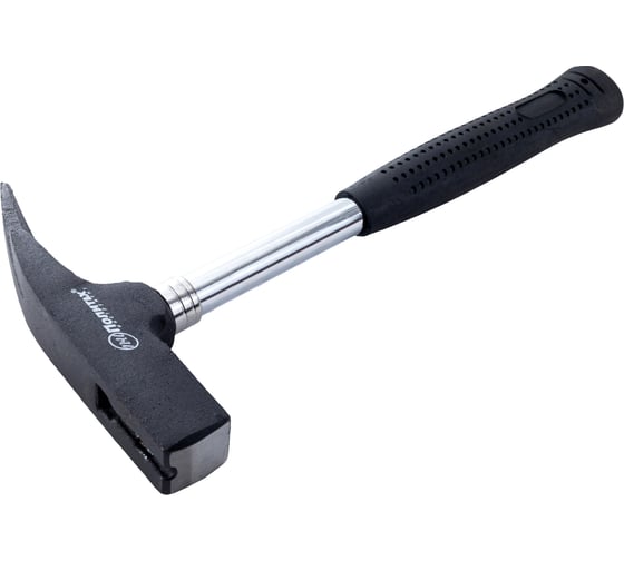 Молоток кровельщика Политех 600 г, кованый, металлическая прорезиненная рукоятка 2534163