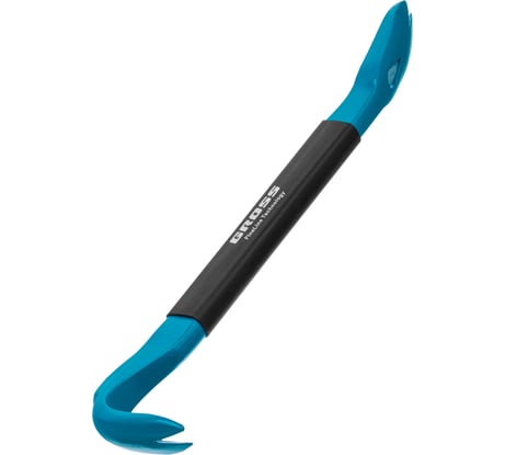 Лом-гвоздодер, обрезиненная рукоятка GROSS 300x22x14мм 25253