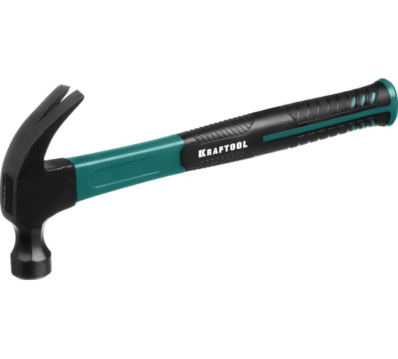 Столярный молоток-гвоздодёр с фибергласовой рукояткой KRAFTOOL Fiberglass 560 г 20265-56 1