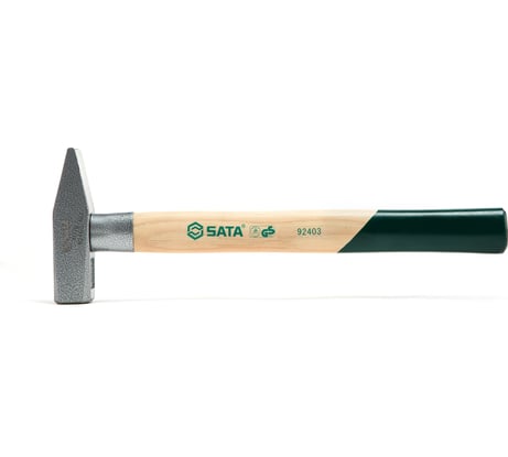 Слесарный молоток Sata 400 г, 320 мм, деревянная рукоятка 92403