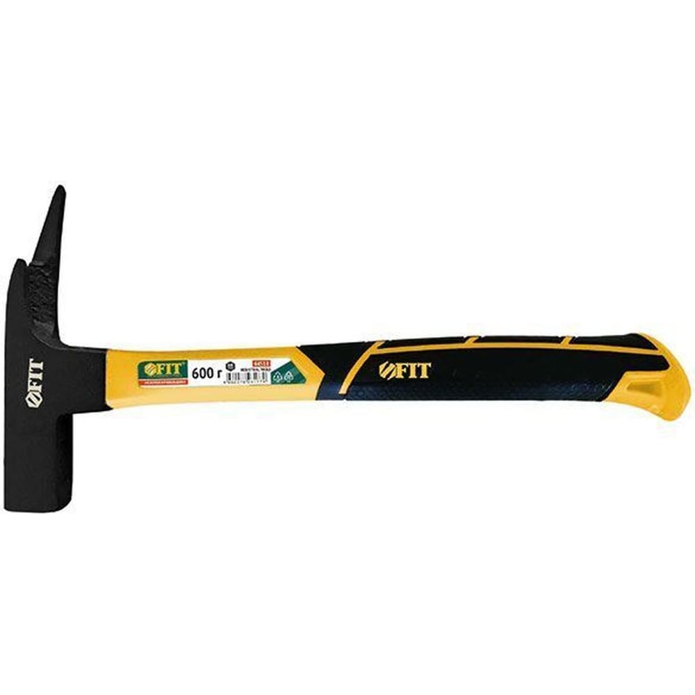 Молоток кровельщика FIT Профи фибергласовая усиленная ручка, 600 г ...