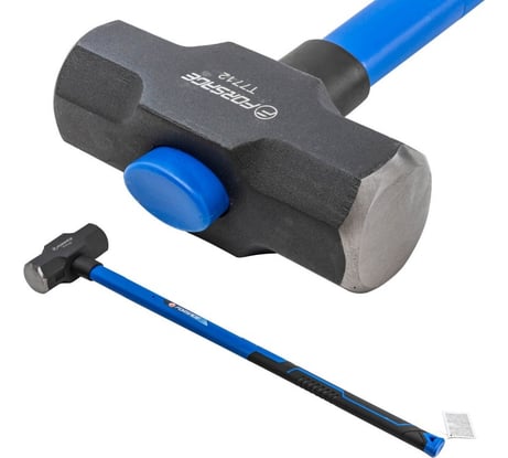 Кувалда с фибергласовой ручкой и резиновой противоскользящей накладкой Forsage (5400г, L ручки-800мм) F-T7712(56666)