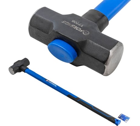 Кувалда с фибергласовой ручкой и резиновой противоскользящей накладкой Forsage (3600г, L ручки-800мм) F-T7708(56664)